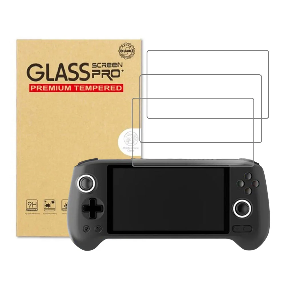 Game Console Screen Protection Film Scratch-proof Tempered Glass Protective Film Compatible with Anbernic RG556