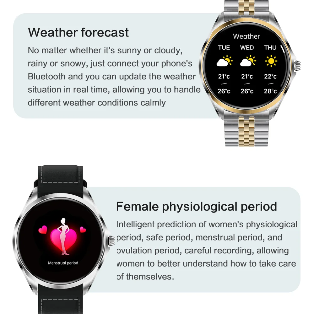 6.5mm Fuselage AMOLED Screen Smartwatch Men Waterproof  Women Blue Tooth Call Smart Watches Sports Rotary Encoder Health Monitor