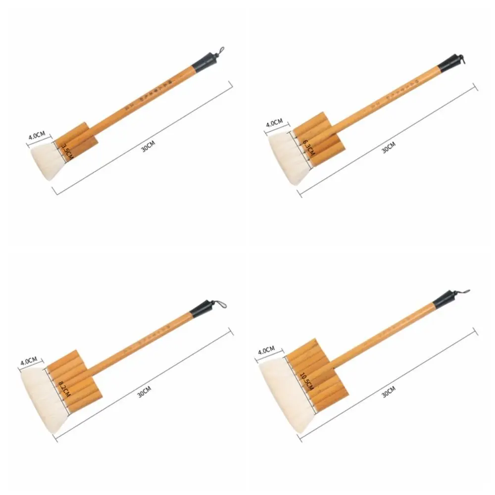 فرشاة طلاء بالألوان المائية لامتصاص الصباغ الجيد، حامل قلم خشبي، فرشاة مرنة، فرشاة ملمس، تلوين موحد