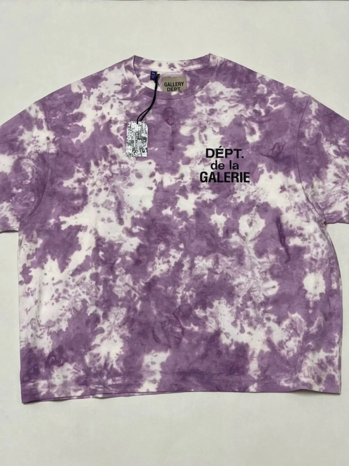 Gallery DEPT Tie-Dye Basics French Printing Crew Neck Short Sleeve Washing Water Old Heavy Industry Tee
