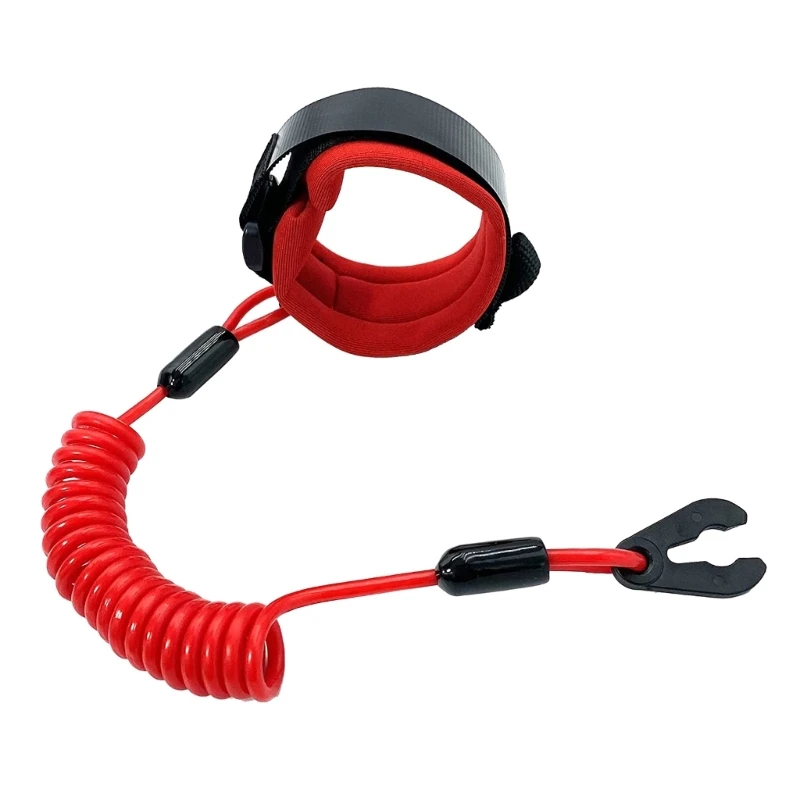 920L Boat Engine Emergency Stop Safety Lanyard Cord Replacement for Outboard Motor 160cm/63inch Long