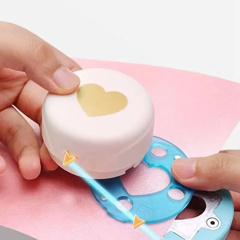 1Piece Diy Paper Crimper Machine For Craft Paper-Cut Manual Hand Account Making Material Embosser Cutting Card Machine Craft Gif