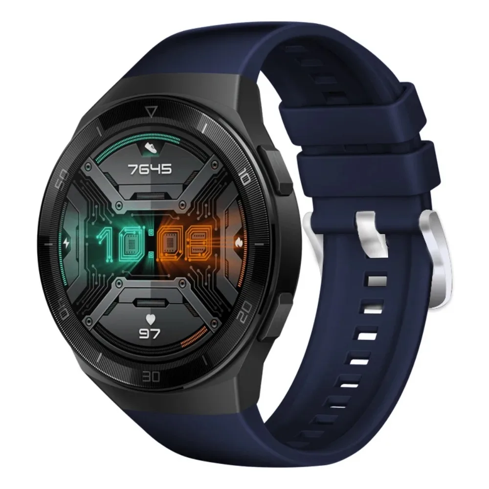 Siliconen Horlogebandjes Voor Huawei Horloge Gt 2e Sport Armband Voor Huawei Horloge Gt 2e 46Mm Vervangbare Band Accessoires