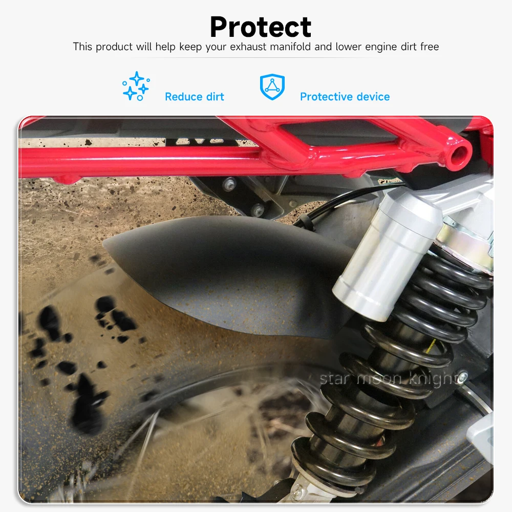 Motorcycle Accessories Fender Huggers Moto Splash Guard Mud guard For GUZZI V85TT (2019-) Rear Motorcycle Mudguard