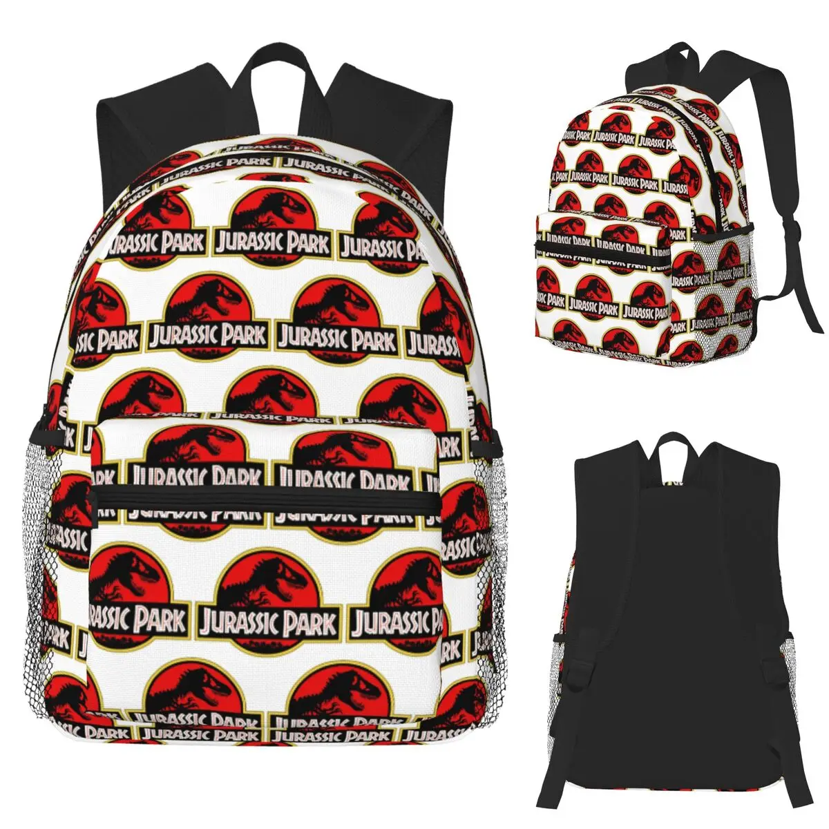 

Jurrasic Park Student Backpack School Bag Hiking Travel Daypack for Boys Girls Fashion Bookbag Shoulder Bags