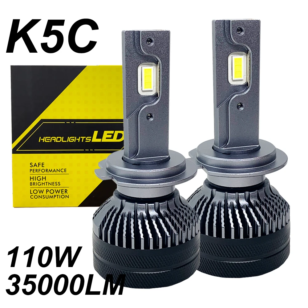 

K5C 110W 35000LM H7 LED Bulb LED H7 Headlight Kit Fog Light H4 H8 H11 H1 9005 HB4 HB4 9006 9012 Car LED Lamp LED Headlights Bulb