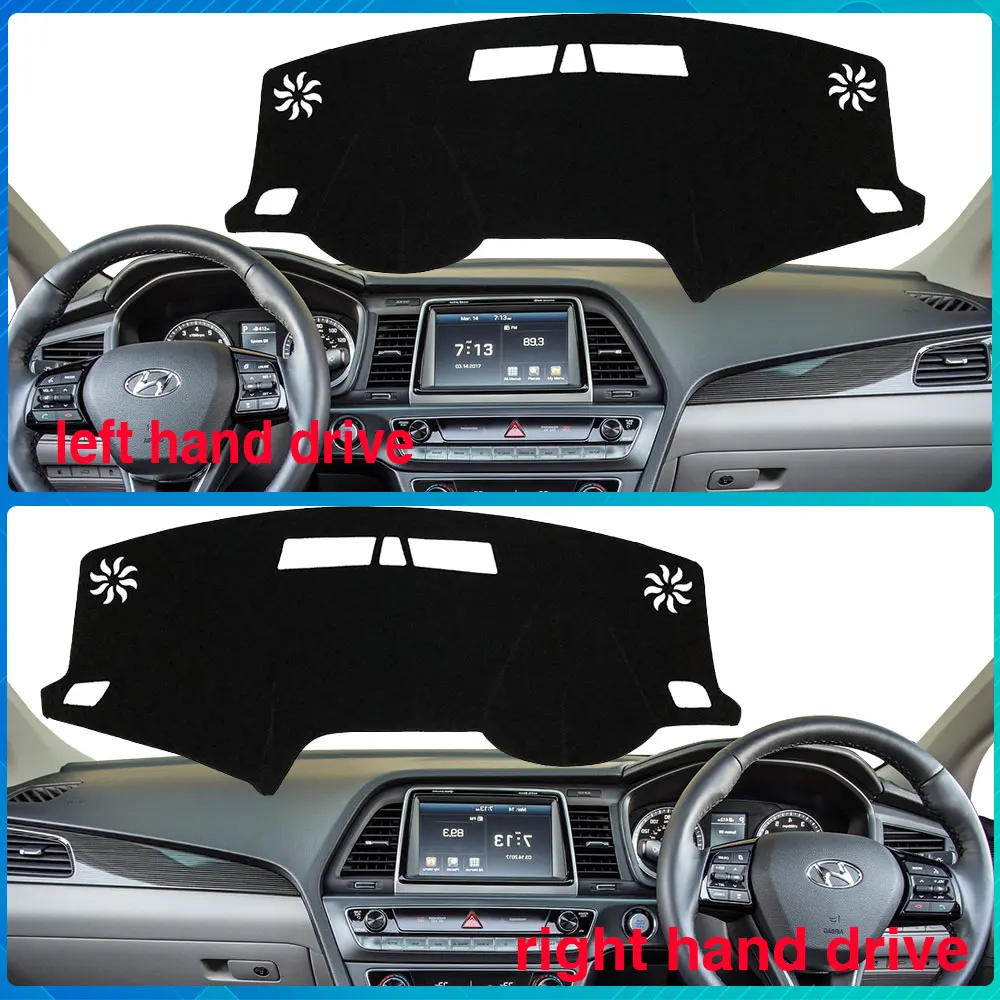 Dashboard Cover Protective Pad for Hyundai Sonata LF 2015 2016 2017 2018 2019 Anti-Slip Sunshade Carpet Cushion Car Accessories