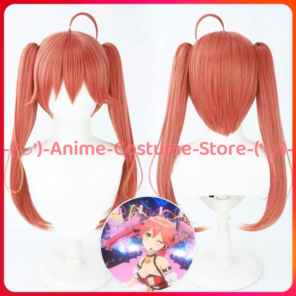 

Hololive VTuber Miko Sakura Cosplay Wig Anime Game Character Halloween Carnival Party Costume Wigs Heat Resistant Synthetic Hair