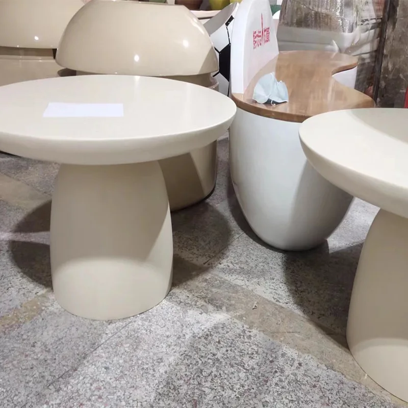 FRP seat shopping mall leisure Trojan horse cobblestone combination seat outdoor special-shaped curved chair round tree pool