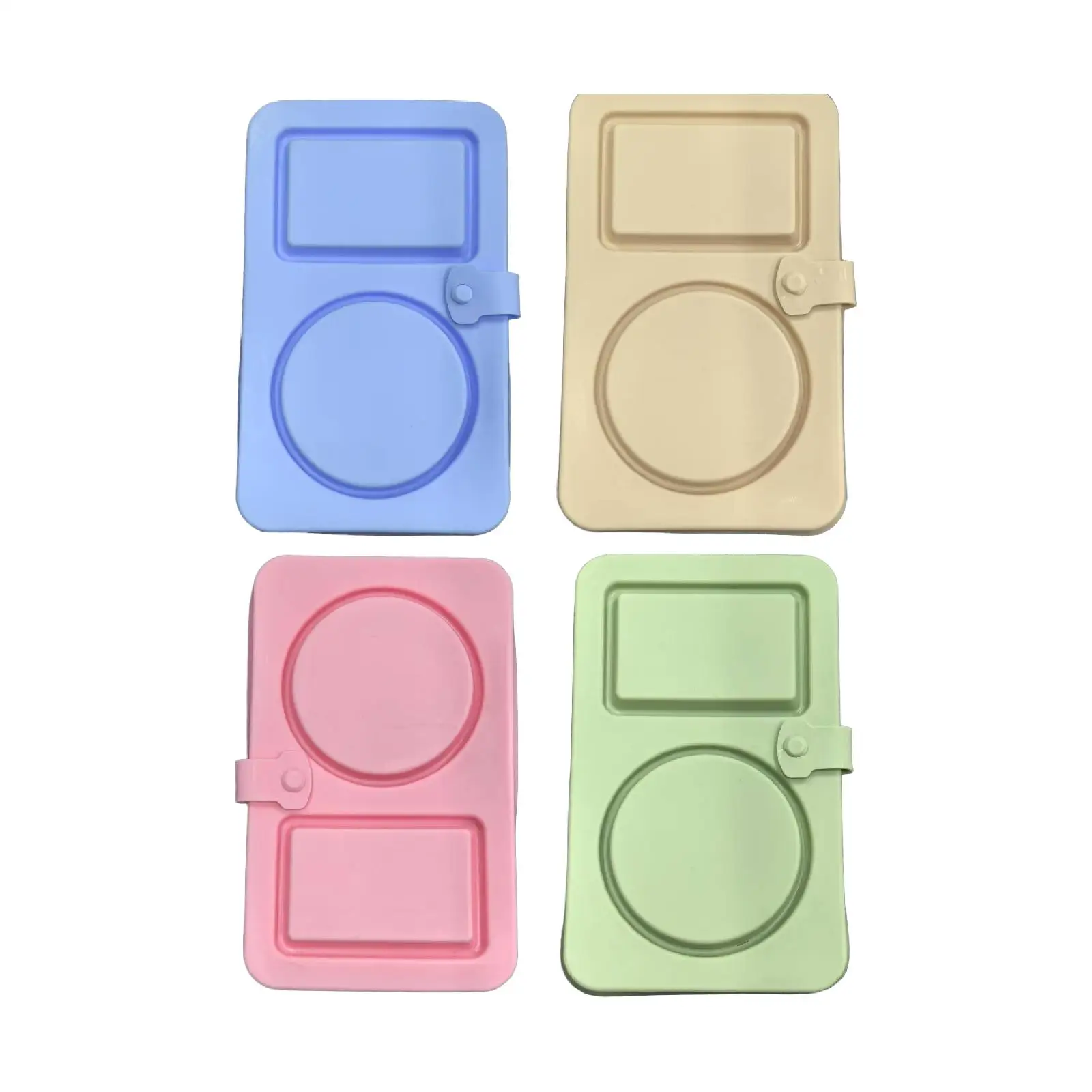 

Silicone Snack Container Storage Compact Adults Leakproof Easy to Clean Snack Box for Outdoor Work Picnic Salad Dressing Kitchen