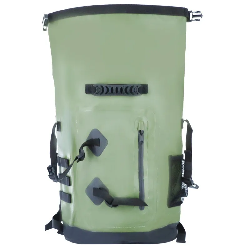 Waterproof backpack Outdoor beach swimming Waterproof backpack PVC mesh cloth backpack