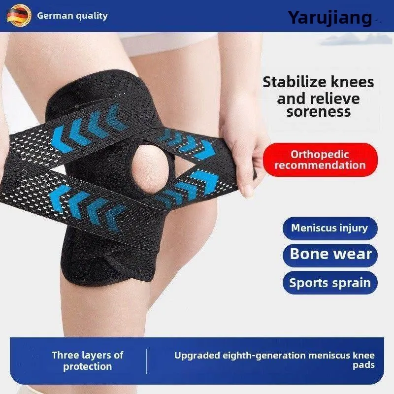 

Three-Layer Knee Support Brace for Running Sports Injury Protection Patellar Stabilizer Knee Joint Protection Knee Pad