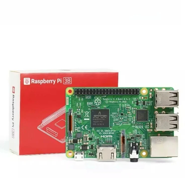 Raspberry Pi3 B Plus Pi 3B admite WiFi, Bluetooth y alimentación a través de Ethernet