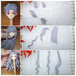 New Hair Silicone Mold Bangs/wavy Hair/Long Hair 3d Face Decoration Polymer Clay Tool DIY Doll Hair Model Making Hand Mold Tool