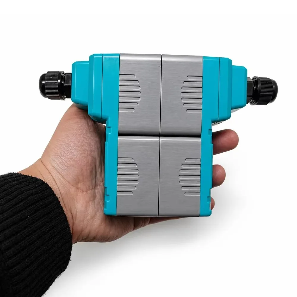 Portable 4-Channel Clamp-on Ultrasonic Flow Meter Wall Mounted OEM for Various Pipe Diameters High Accuracy