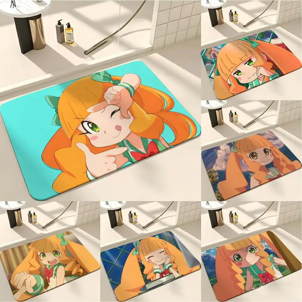 Raven P-Pompo The Cinephile Floor Mat Absorbent Floor Mat Non-Slip Entrance Rug for Bathrooms Restrooms and Toilets