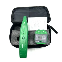 Buscador automático de disyuntores MS5902, probador de enchufe de fusible de 220V, especificación europea, americana de 110V con linterna