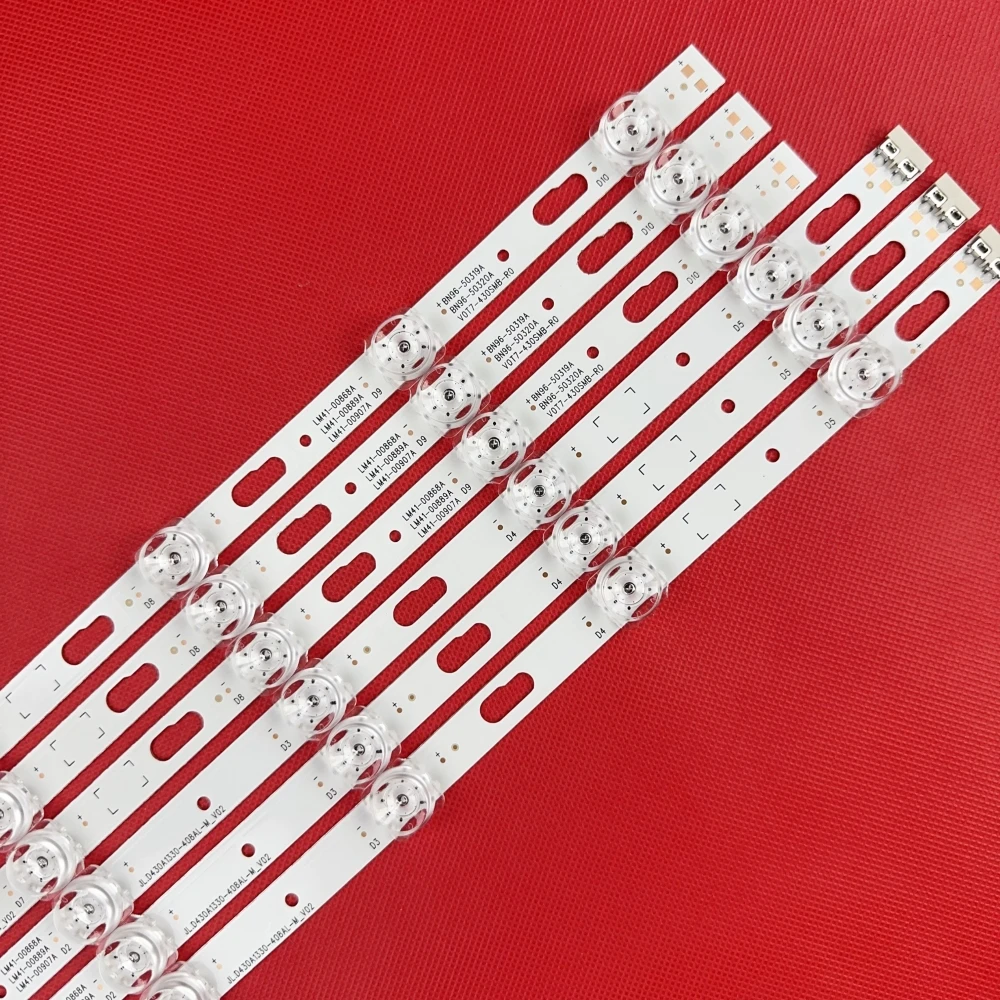 LED Strip for UE43TU7125KXXC UE43TU7125K UN43TU7000 UN43TU8000 UN43TU8200 UE43TU7100 BN96-50319A 50320A LM41-00867A