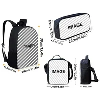 Child School Cool Game NinjagoS-Backpack with Lunch Bags ,Pencil Bags ,School Bags for Boys Girls Best Gift 3