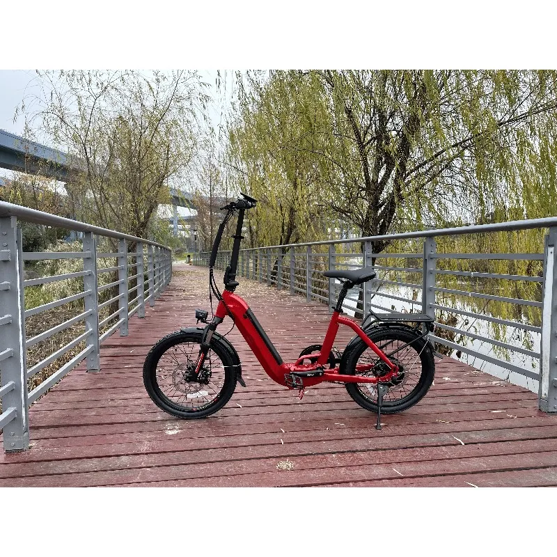 Folding City Electric Bike  36V 350W Rear Motor 20 Inch E Bike Electric Bicycle for Woman - view 4