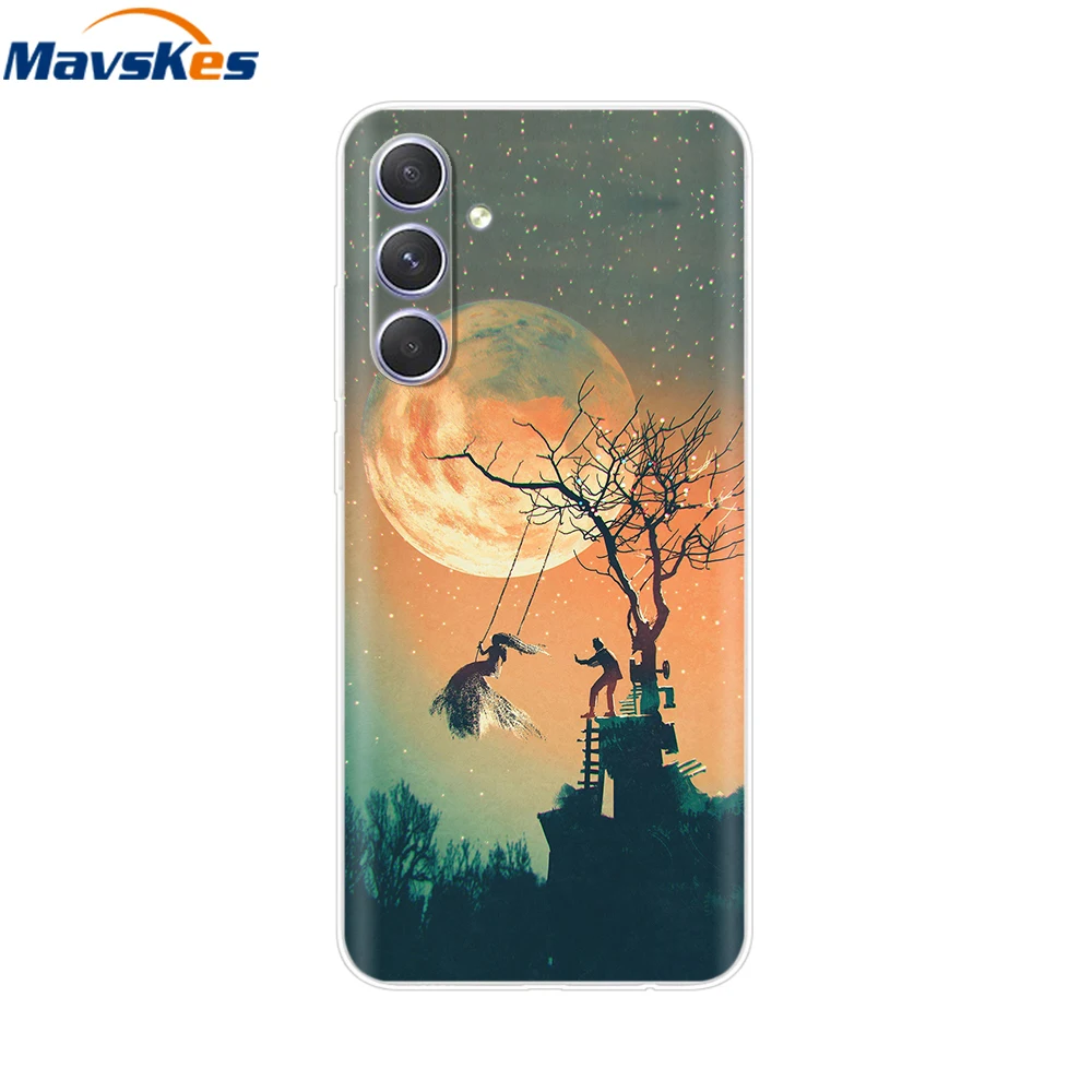 Case For Samsung A15 Soft Back Cover Protective Silicone Bumper Shell Funda Para For Samsung Galaxy A15 4G 5G Capa Phone Cases