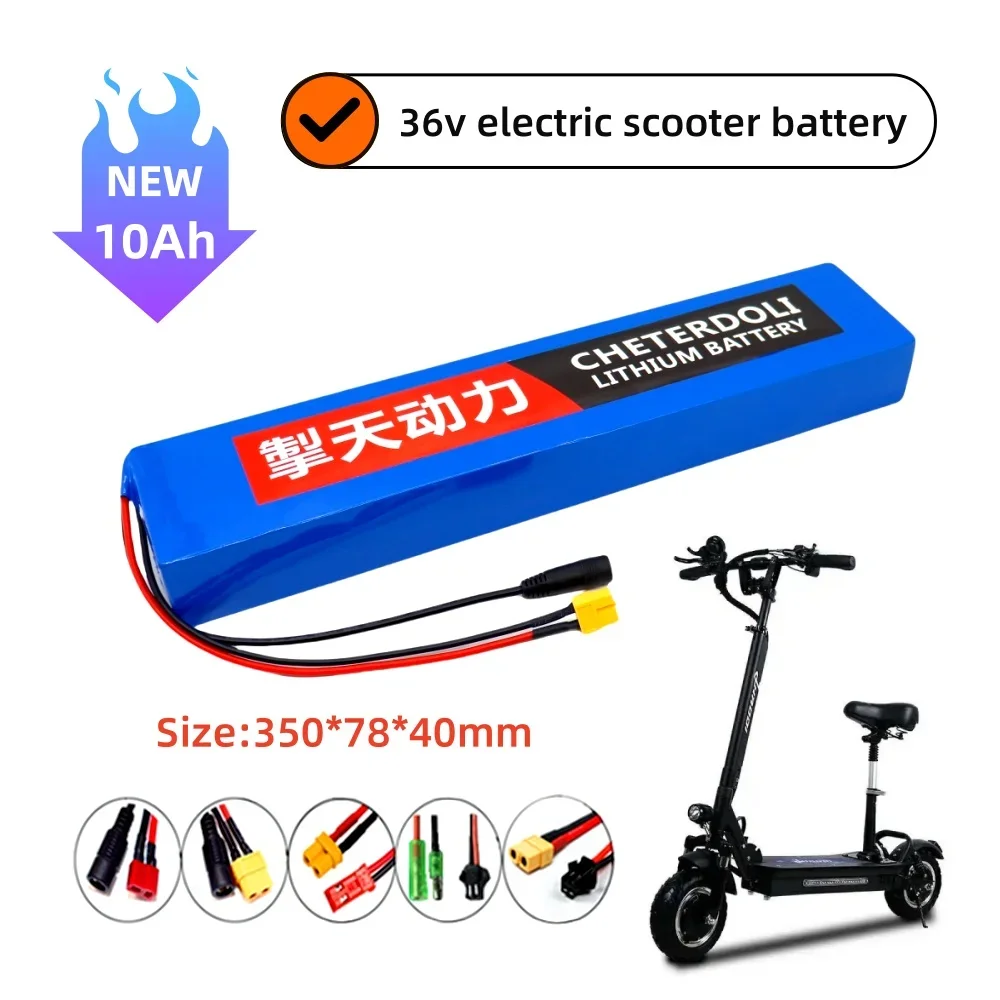 Aleaivy 10S4P 36V 10000mAh 42v Electric Scooter Battery Pack 18650 Lithium M365 Electric Scooter 36v 350W 500W Battery Scooter