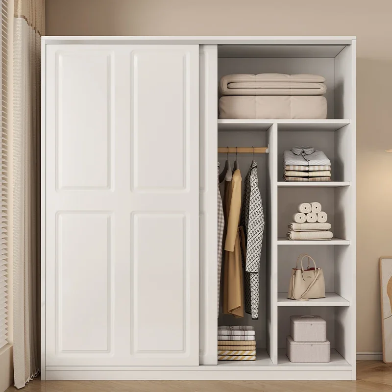 

Household bedroom small apartment cabinet, rental room European wardrobe