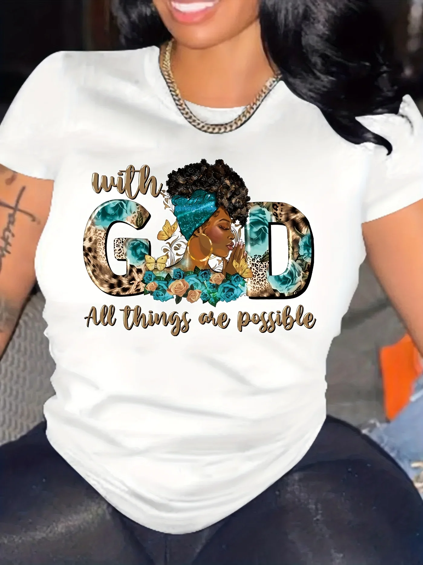 نابضة بالحياة الكرتون الله تي شيرت مطبوع منتصف طاقم الرقبة رداء علوي غير رسمي لربيع وصيف المرأة Harajuku قصيرة الأكمام عادية الجمالية