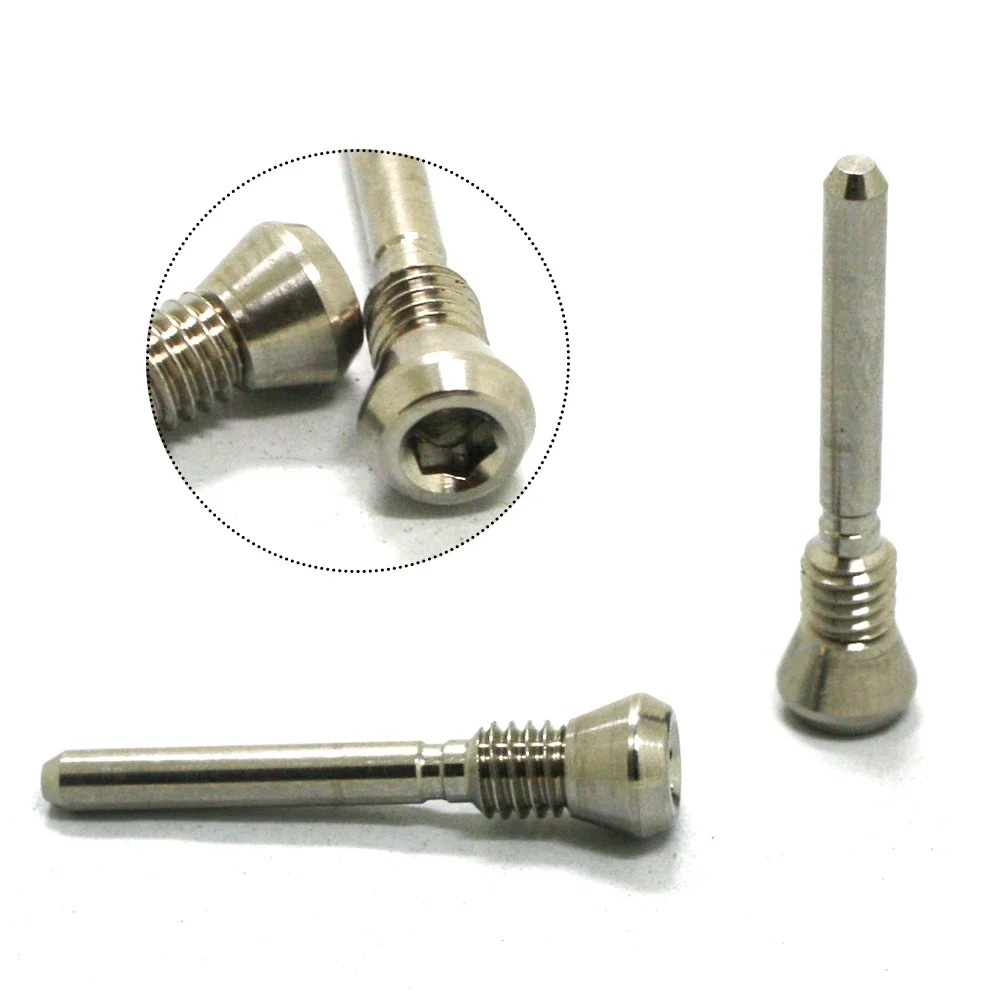 

Bike Bicycle Disc Brake Titanium Bolts Threaded Pin Inserts Screw for SRAM Force High Performance Titanium Alloy