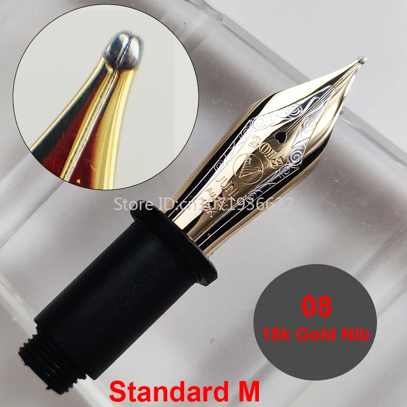 WingSung كبير N0.9 18K الذهب بنك الاستثمار القومي القياسية نبضات القلب JF F/M/B بنك الاستثمار القومي قبضة القسم ل WingSung 930 قلم حبر اكسسوارات هدية