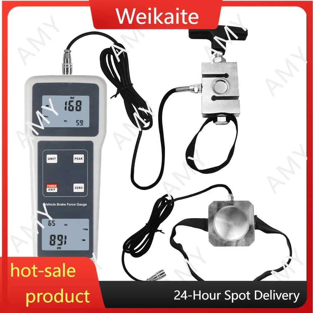

Портативный FG-104PB автомобильный тормозной измеритель силы, цифровой педальный тестер силы, диапазон 1000N 100kgf 220Lbf