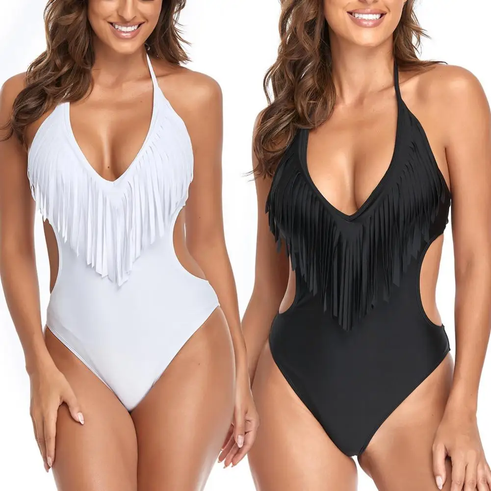 Swimsuit Hole Monokini One-piece Sweet  Great Close-fitting Summer Lady Swimsuit