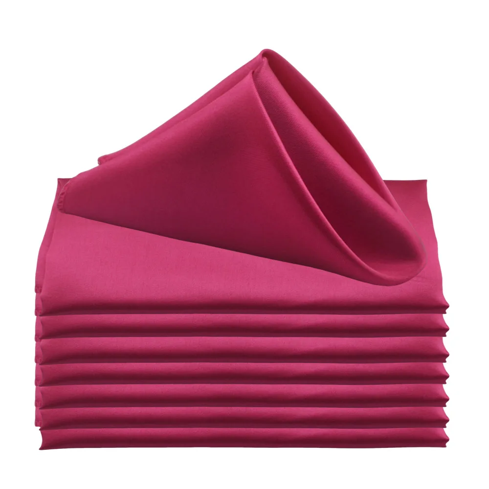 45 x 45 cm Satin-Servietten für Hochzeit, Tischdekoration, 24 Stück, weiches Taschentuch, Weihnachten, Geburtstag, Zuhause, Party, Tischdecke, Serviette – Detail 5