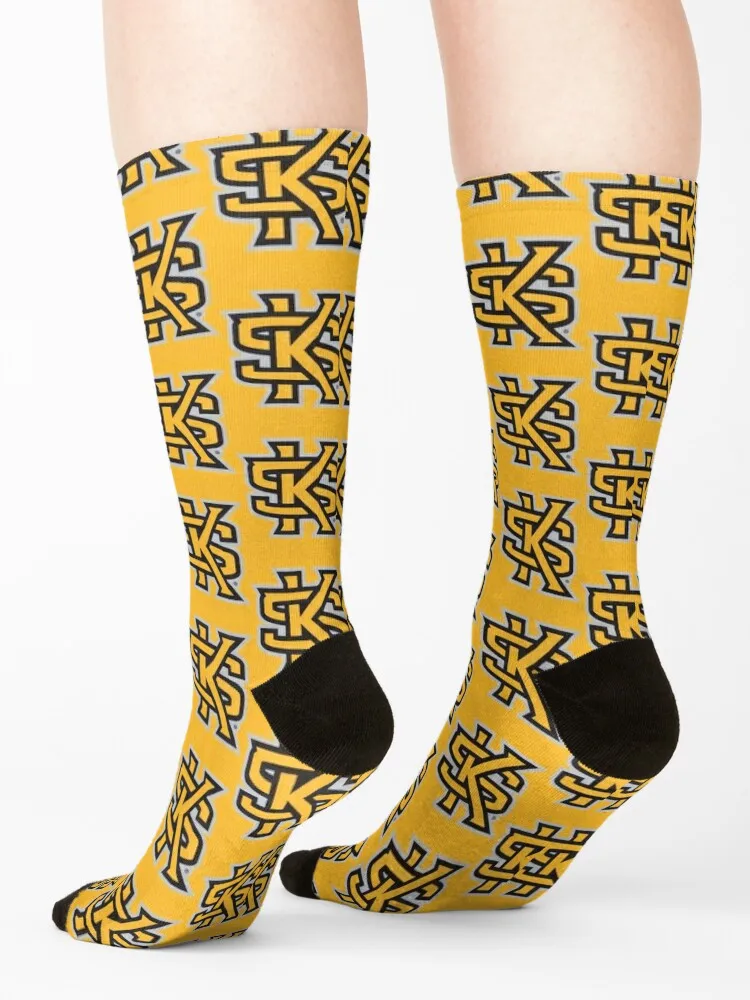the Kennesaw State Owls-icon Socks luxury with print compression cool Socks Men Women's