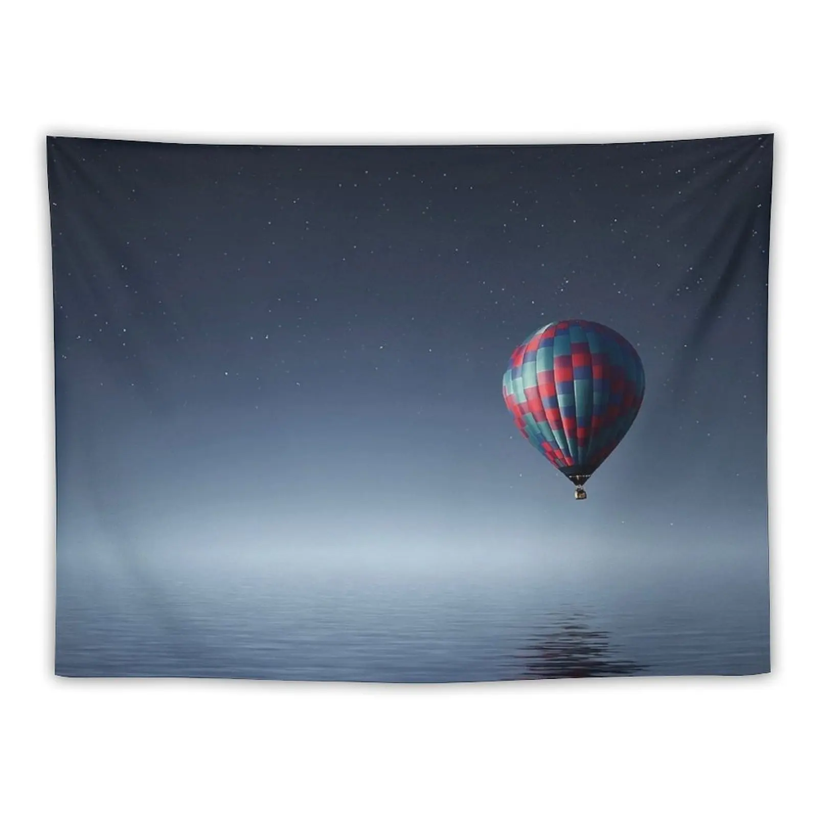 

Hot Air Balloon Lake Tapestry Living Room Decoration Decor Home Tapestry