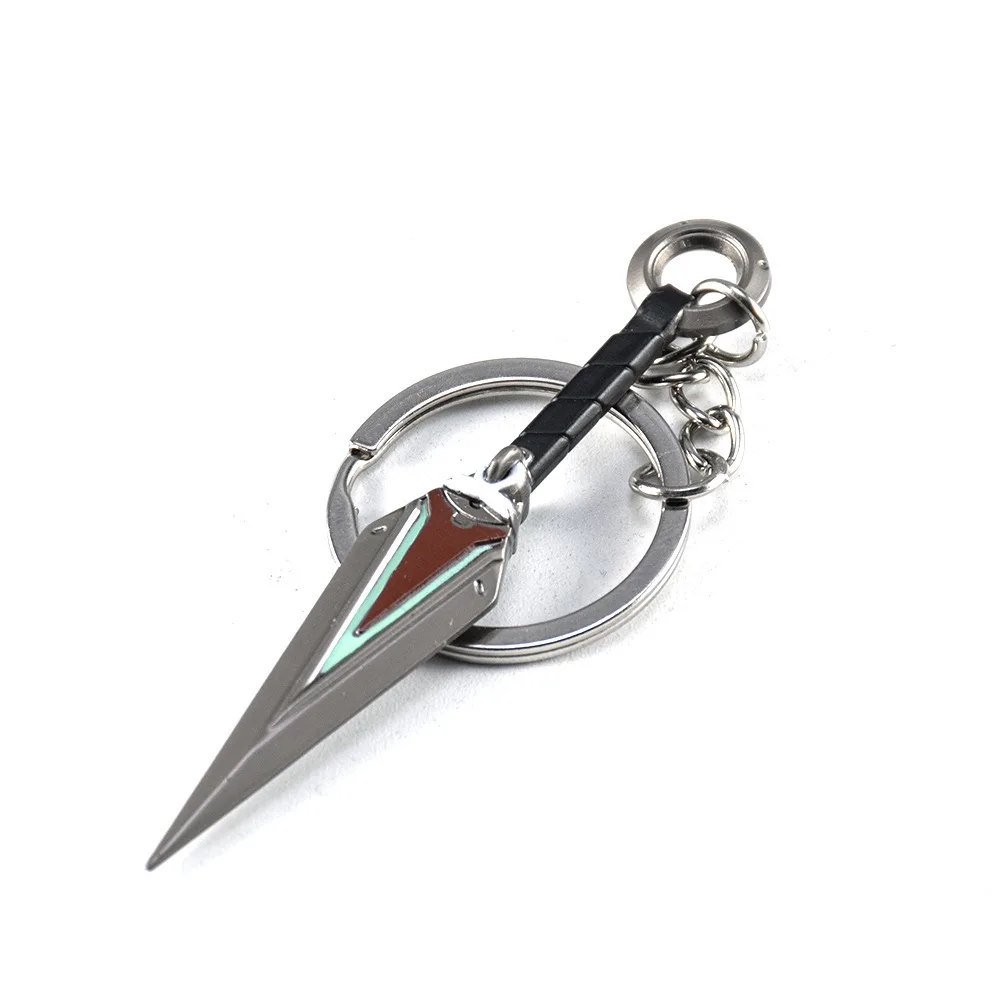 Guardian Game Surrounding Weapons Model Alloy Ornament Shuriken 8CM Full Metal Keychain Hanging Piece Model Ornament view 5