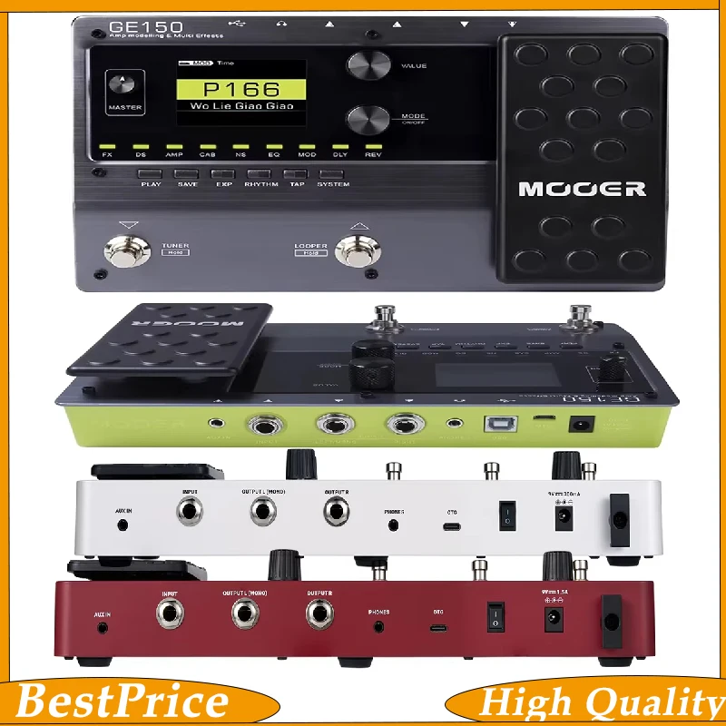 MOOER GE150 Pro/Pro Li New Guitar Amp Modelling Multi Effects