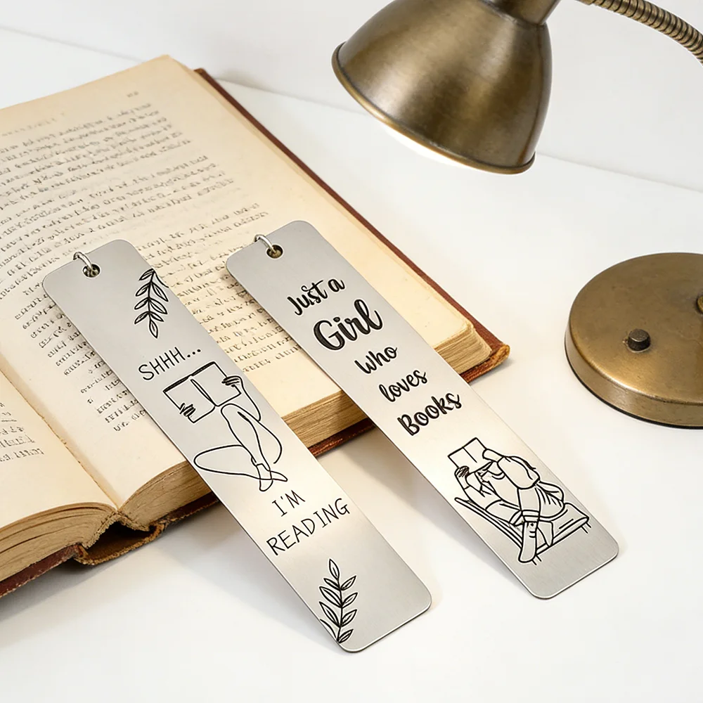 Dark Romance Metal Bookmark Spicy Bookmark for Women Valentine's Day Gift for Wife Spicy Novel Lover Book Accessory