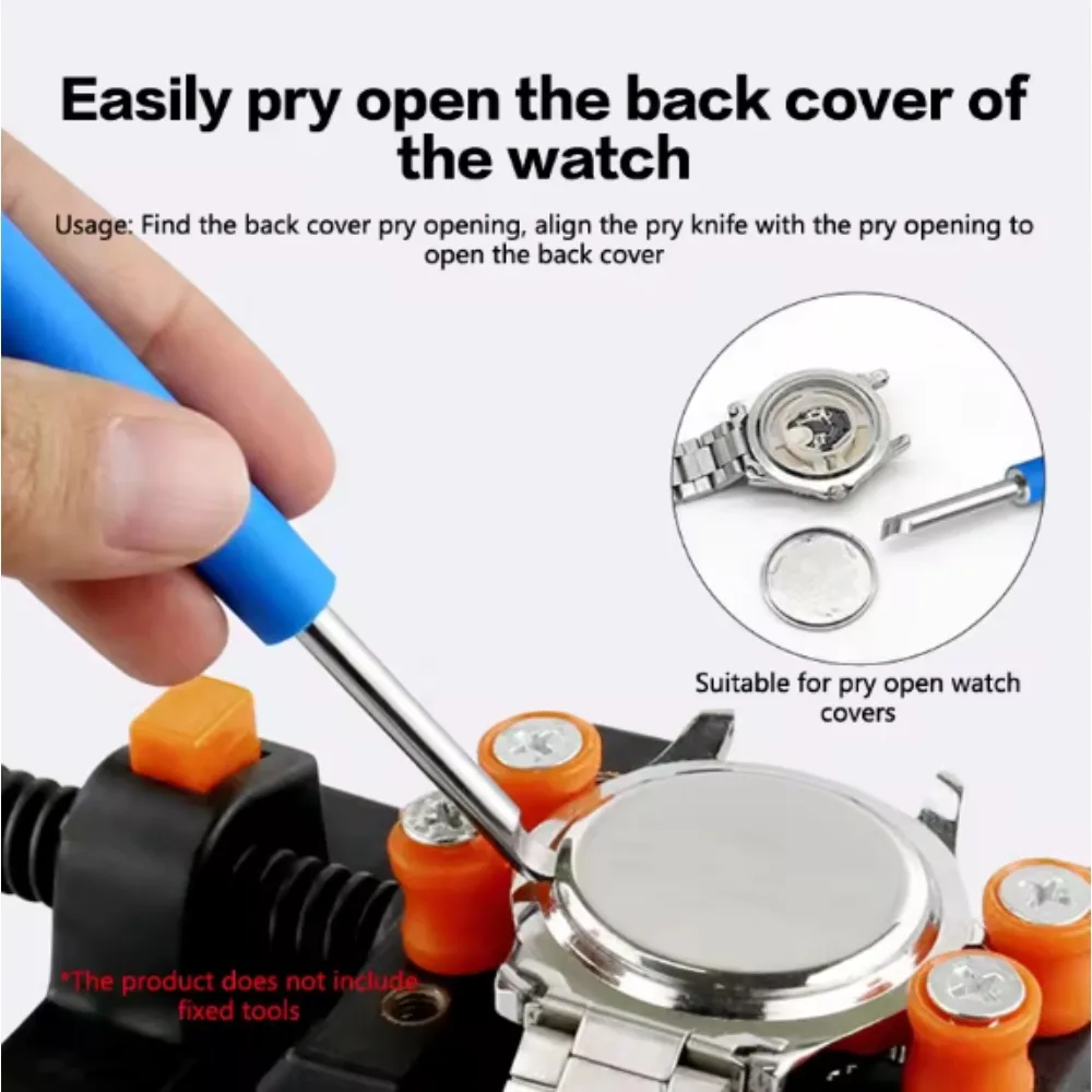 1pcs Watch Case Opener Pry Knife, Watch Back Cover Remover Opening Tool for Wristwatch Battery Replacement DIY Watch Repair