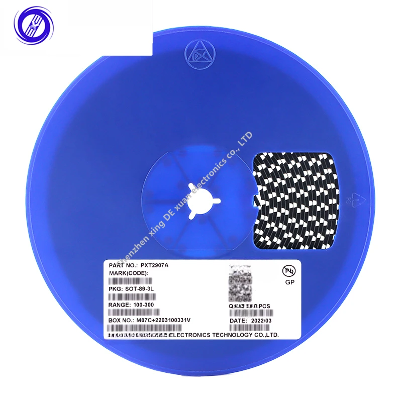 Asli 20 buah transistp2f SOT-89 60V 600mA PNP transistor trioda