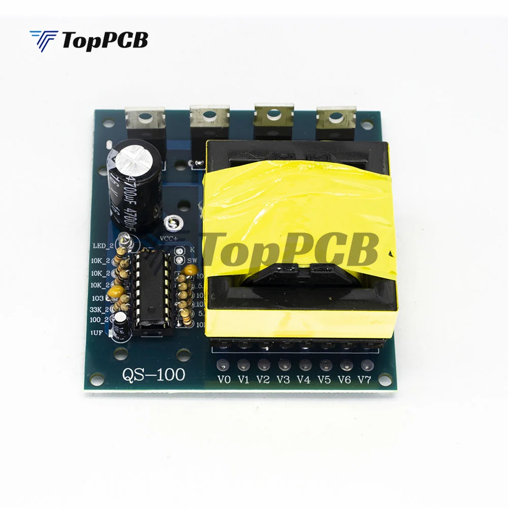 Imagem -03 - Inversor Boost Board dc 12v para ac 220v 380v Transformador de Potência do Carro Conversor Módulo 500w