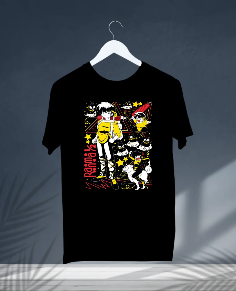 

Ranma 1/2 T-Shirt Shampoo Rumiko Takahashi Manga Anime gift T-shirt Graphic Tee