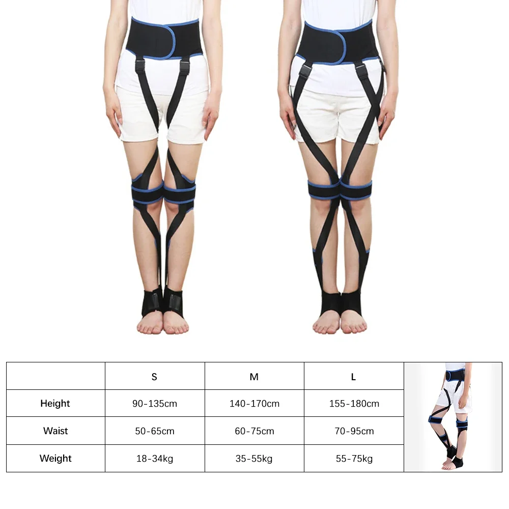 NEW Leg Shape Correction Belt Adult Children O-type/ X-type Leg Leggings with Inner Eight-character Outside Corrector