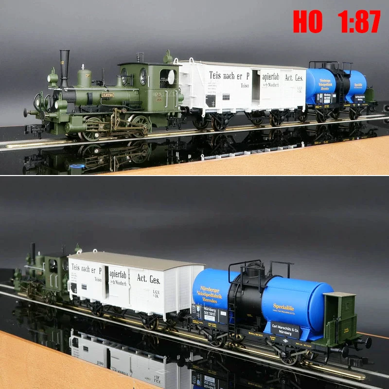 

HO 1:87 Train Model Fleischmann German Original Dvi Bavarian Steam Set Dcc Digital Sound Effect Train Toy