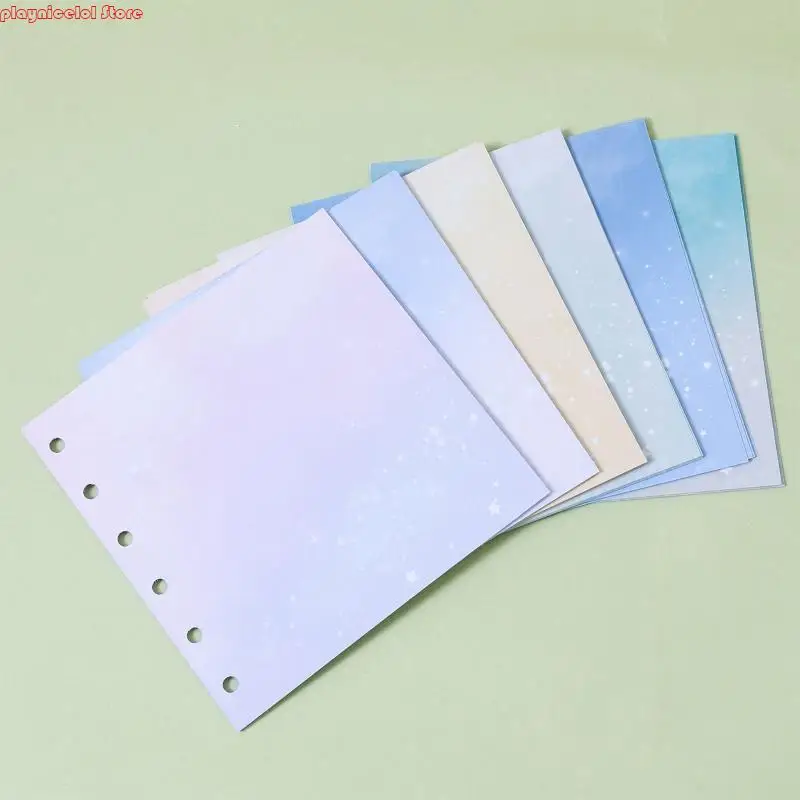 e8ba student student-leafrowboor 6 ring cover cover paper paper notepad with pen loop