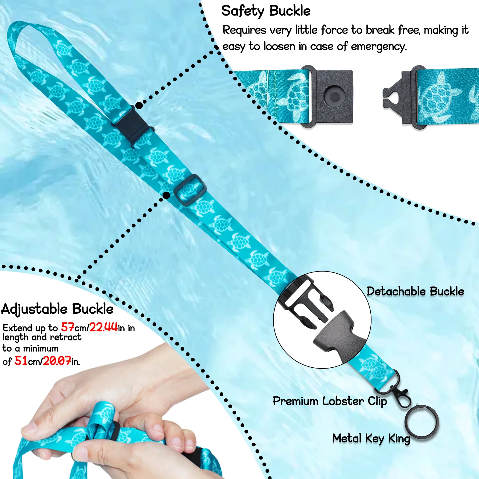 Retractable Cruise Lanyard Set for Ship CrideCards with Water Proof Card Holder Hanging Neck Keychain Strap Credenciales Lanyard