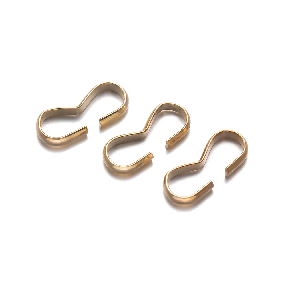 100pcs Metal 7/8/9/11/14mm Clasps Connectors for DIY Necklaces Bracelets Pendant Hooks Buckle Jewelry Making Supplies Findings