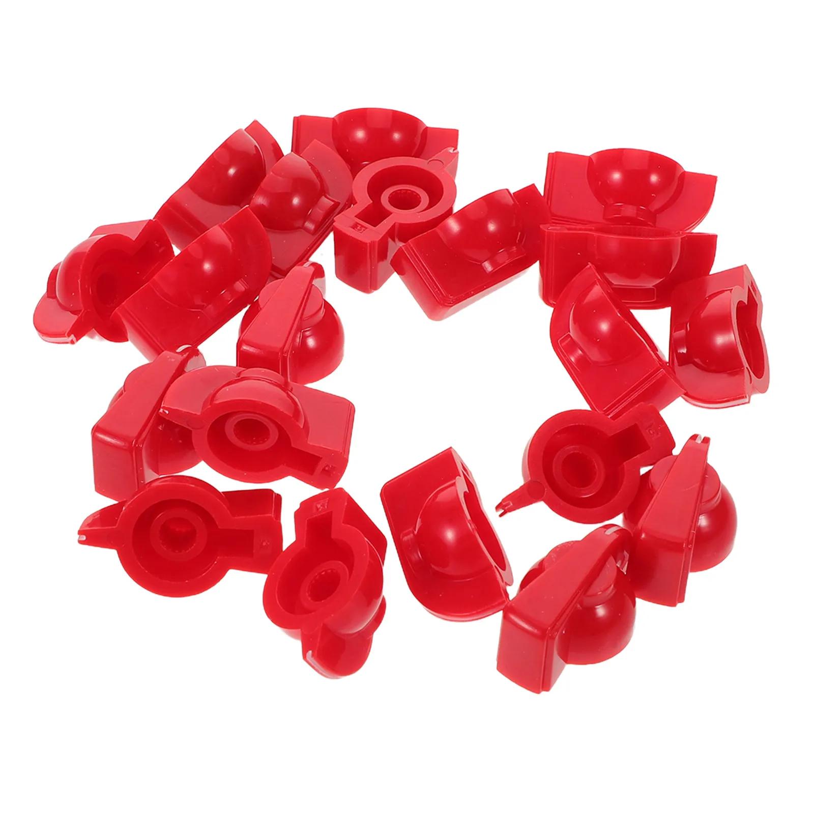 20Pcs Guitar Control Knobs Plastic Speed Adjustment Volume Tone Replacement Parts for Electric Guitar Instrument Potentiometer