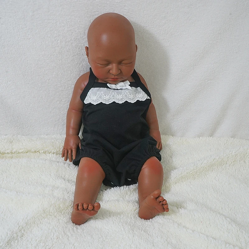 

20.67 inch (approximately 52.5 cm) simulation full silicone baby doll, lifelike reincarnation doll, toy and collectible version