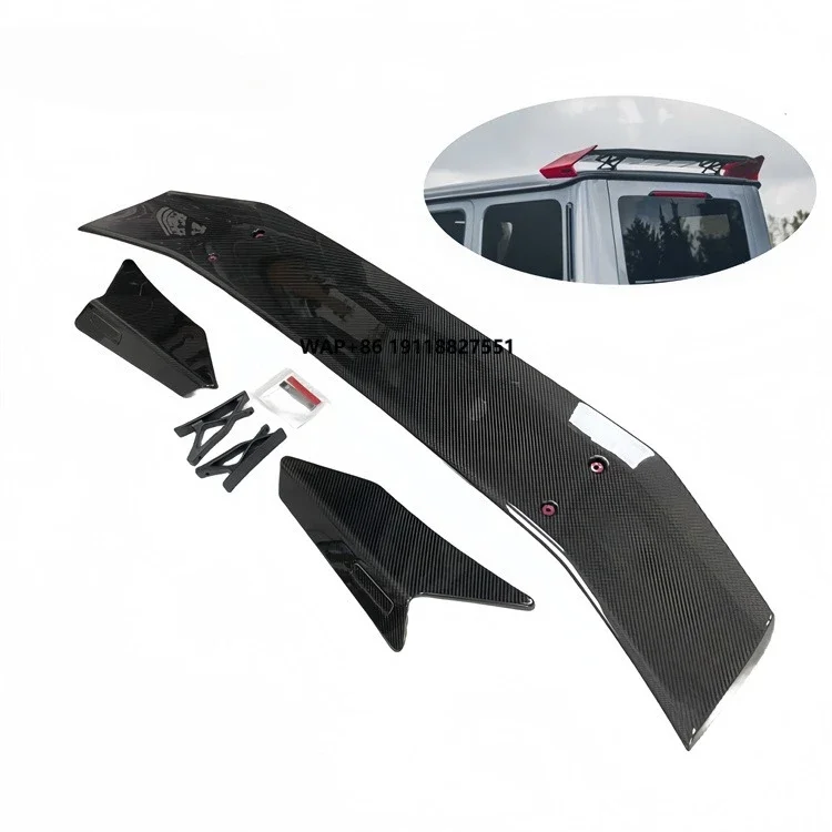 

For G-Class G500 G55 G63 W463 W464 Dry Carbon Fiber Rear Wing Spoiler
